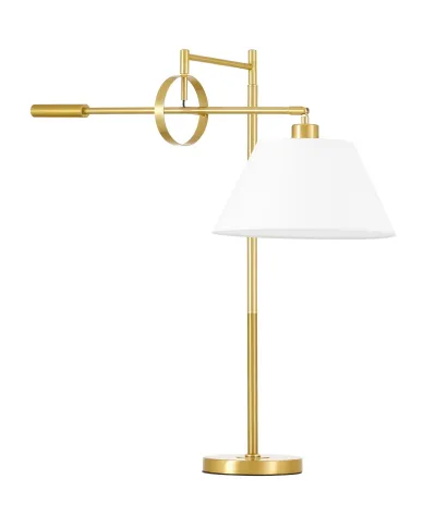 LAMPA NOCNA BIURKOWA MOSIĘŻNO-BIAŁA TURINA