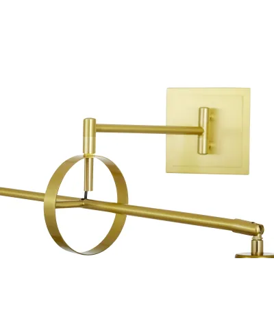 LAMPA ŚCIENNA KINKIET MOSIĘŻNO-BIAŁY TURINA