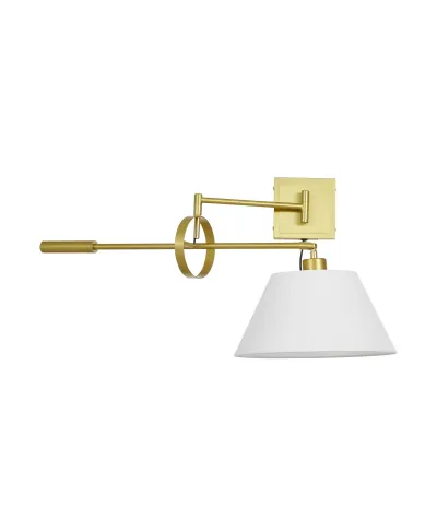 LAMPA ŚCIENNA KINKIET MOSIĘŻNO-BIAŁY TURINA