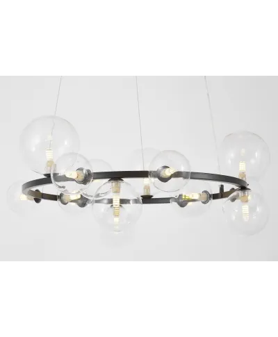 NOWOCZESNA LAMPA WISZĄCA CZARNA MERIDO W15