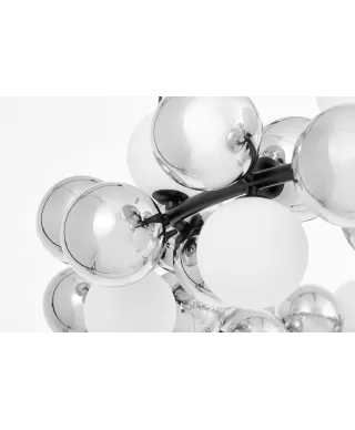 NOWOCZESNA LAMPA WISZĄCA CZARNA SAONA W60