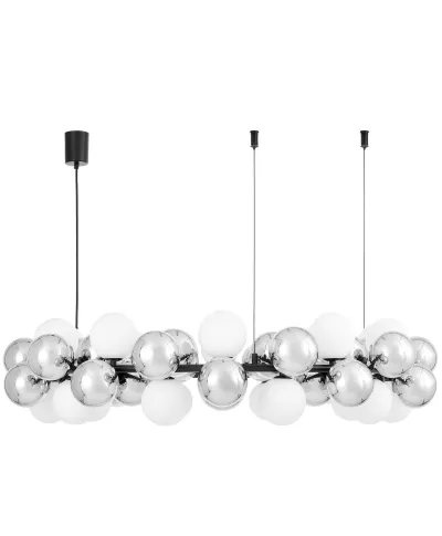 NOWOCZESNA LAMPA WISZĄCA CZARNA SAONA W60