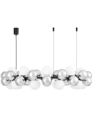 NOWOCZESNA LAMPA WISZĄCA CZARNA SAONA W60