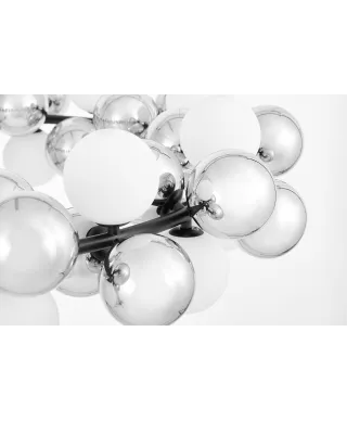 NOWOCZESNA LAMPA WISZĄCA CZARNA SAONA W60