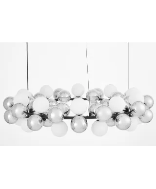 NOWOCZESNA LAMPA WISZĄCA CZARNA SAONA W60