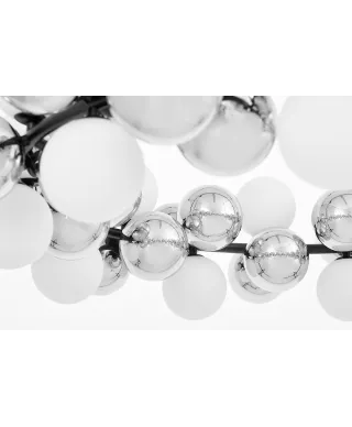 NOWOCZESNA LAMPA WISZĄCA CZARNA SAONA W60