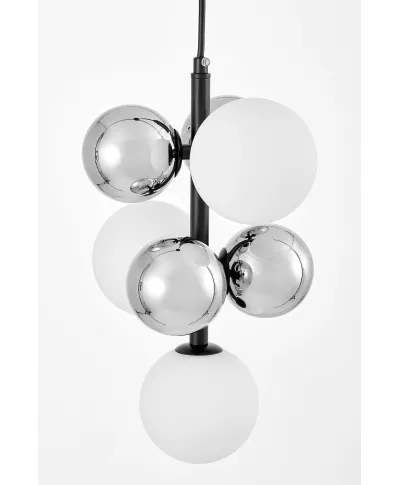 NOWOCZESNA LAMPA WISZĄCA CZARNA SAONA W7