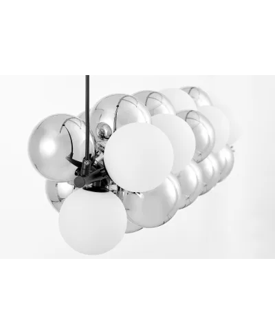 NOWOCZESNA LAMPA WISZĄCA CZARNA SAONA W27