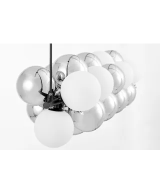 NOWOCZESNA LAMPA WISZĄCA CZARNA SAONA W27