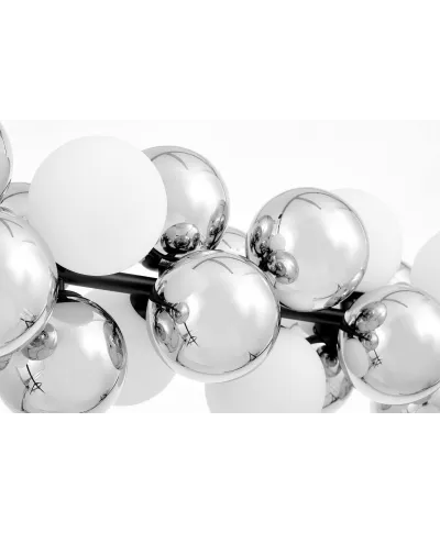 NOWOCZESNA LAMPA WISZĄCA CZARNA SAONA W27