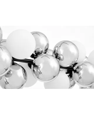 NOWOCZESNA LAMPA WISZĄCA CZARNA SAONA W27