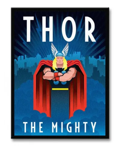 Marvel Deco (Thor) - Obraz na płótnie