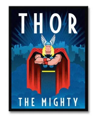 Marvel Deco (Thor) - Obraz na płótnie