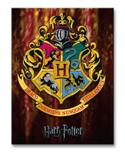 Harry Potter (Hogwarts Crest) - Obraz na płótnie