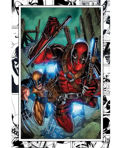 Marvel Comics Wolverine and Deadpool - plakat