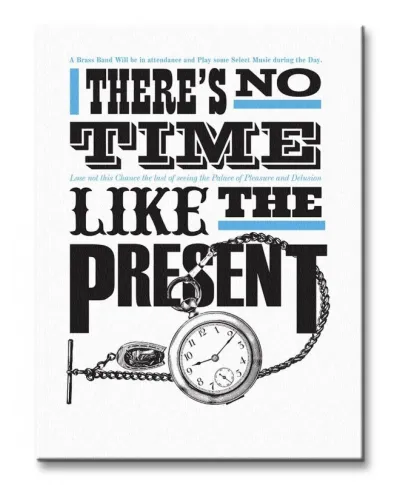 Asintended (No Time Like The Present) - Obraz na płótnie