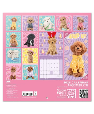 Studio Pets Poodle - kalendarz 2025