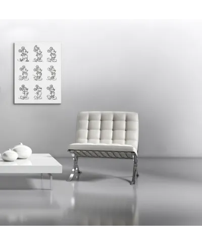 Mickey Mouse (Sketched - Multi) - Obraz na płótnie