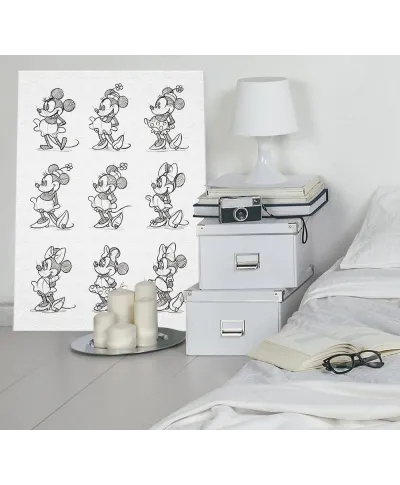 Minnie Mouse (Sketched - Multi) - Obraz na płótnie