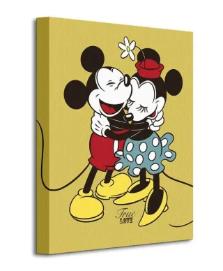 Mickey & Minnie Mouse (True Love) - Obraz na płótnie
