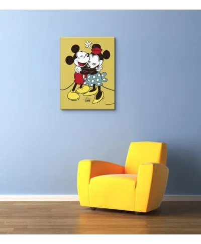 Mickey & Minnie Mouse (True Love) - Obraz na płótnie