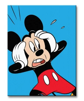 Mickey Mouse (Shocked) - Obraz na płótnie