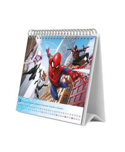 Marvel Spiderman - biurkowy kalendarz 2025