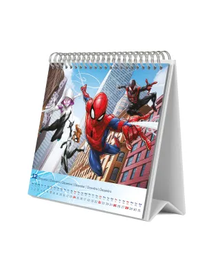 Marvel Spiderman - biurkowy kalendarz 2025
