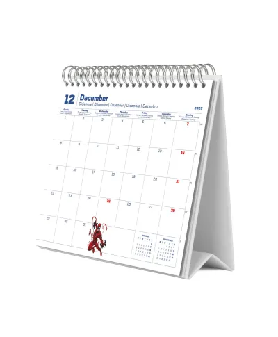 Marvel Spiderman - biurkowy kalendarz 2025