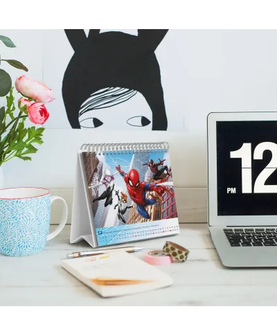 Marvel Spiderman - biurkowy kalendarz 2025