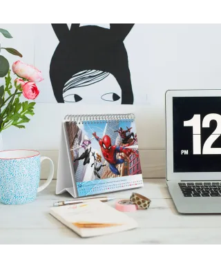 Marvel Spiderman - biurkowy kalendarz 2025