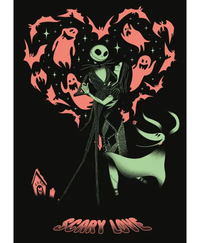 Disney Nightmare Before Christmas - świecący plakat