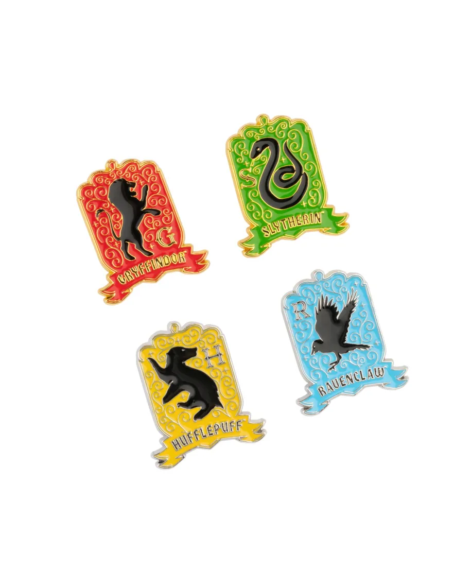 Harry Potter Hogwarts Houses - zestaw 4 przypinek
