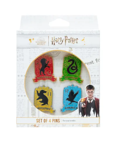 Harry Potter Hogwarts Houses - zestaw 4 przypinek