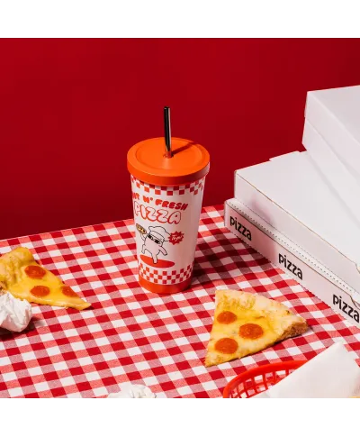 Ketnipz - kubek ze słomką