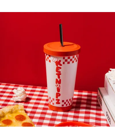 Ketnipz - kubek ze słomką