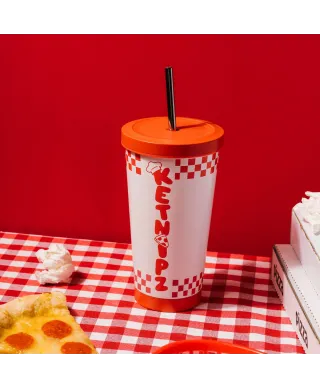 Ketnipz - kubek ze słomką