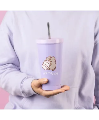 Pusheen Moments - kubek ze słomką