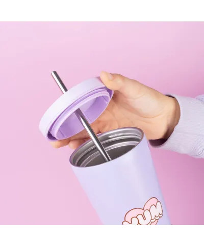 Pusheen Moments - kubek ze słomką