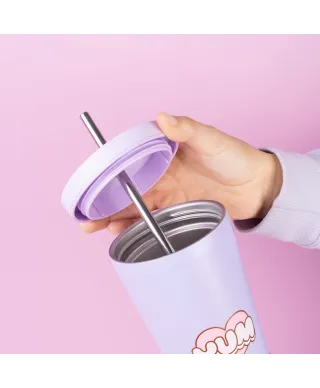 Pusheen Moments - kubek ze słomką