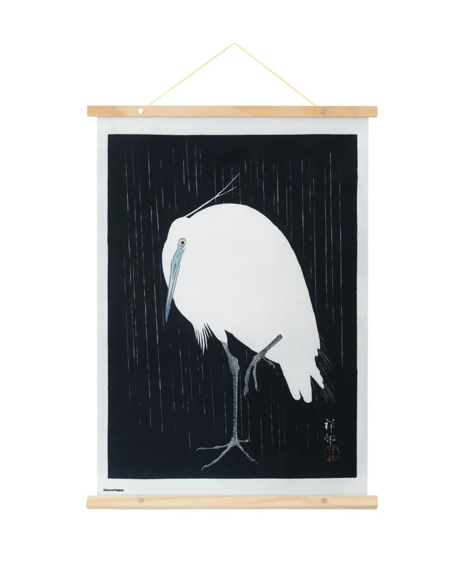 Czapla w deszczu - banner