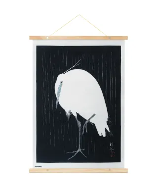 Czapla w deszczu - banner