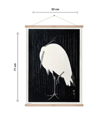 Czapla w deszczu - banner