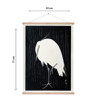 Czapla w deszczu - banner