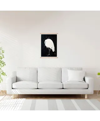 Czapla w deszczu - banner