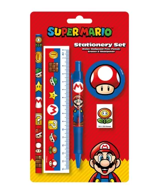 Super Mario - przybory szkolne
