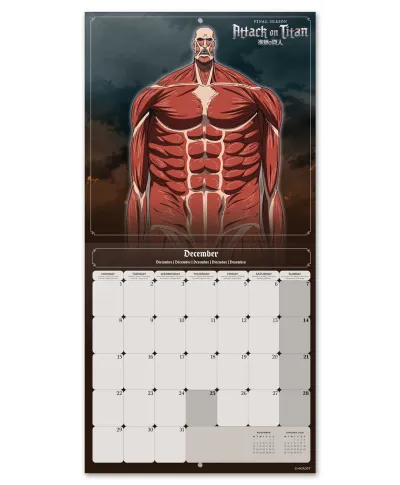 Attack On Titan - kalendarz 2025