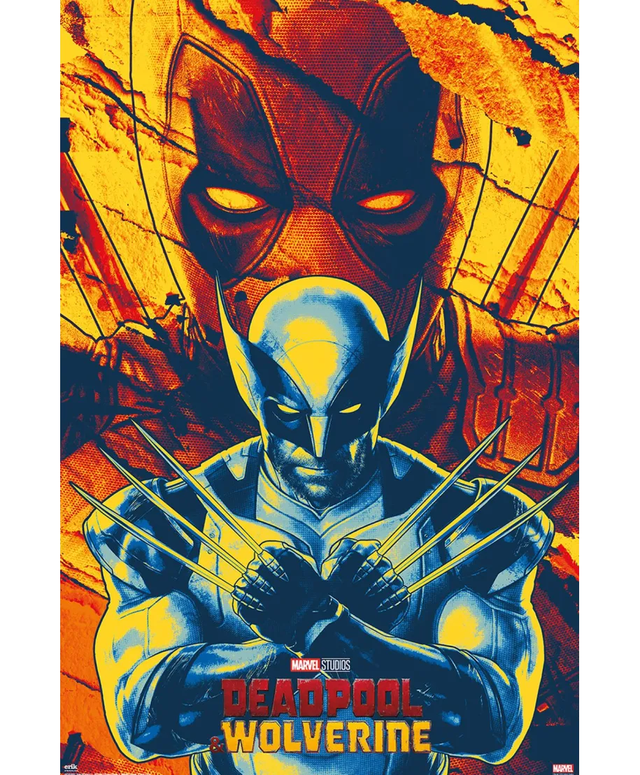 Deadpool and Wolverine Pose - plakat