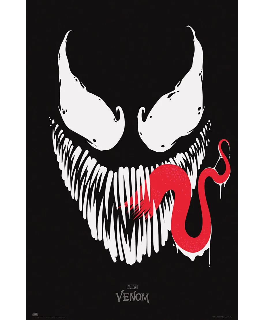 Marvel Venom Black Face - plakat