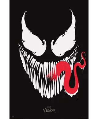 Marvel Venom Black Face - plakat